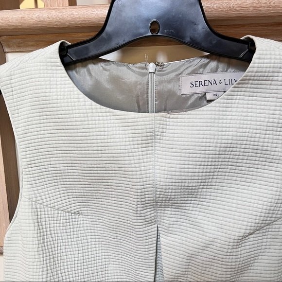 Serena & Lily Edie Trapeze Shift Dress in Mint M - Picture 5 of 10